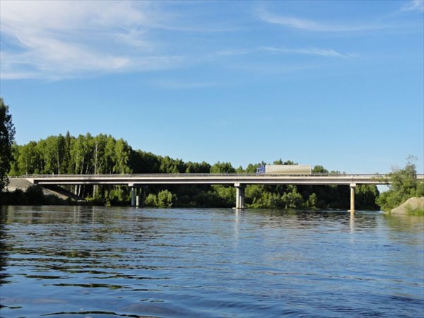 Мост через Лозьву, магистраль.