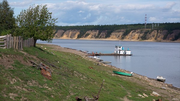 Троицк. Паром