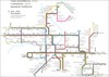 Карта челябинских троллейбусов и трамваев