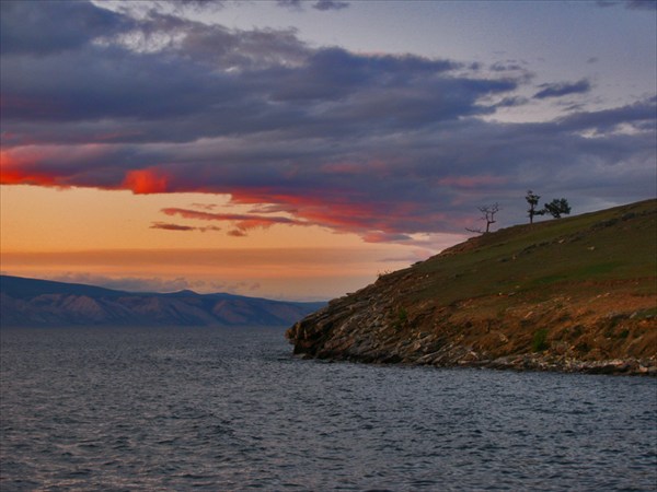 Закат на Малом море.