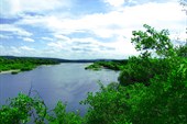 Река Томь в районе Козанково