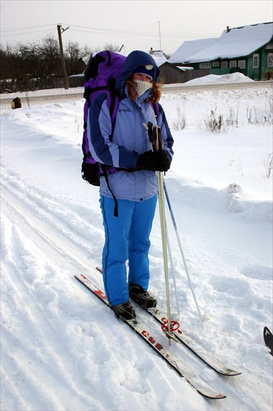 Катя Суржикова к лыжному переходу готова