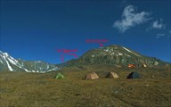Лагерь на бегу озера Каракуль