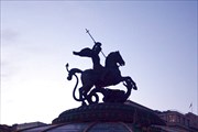 Георгий Победоносец на Манежной площади
