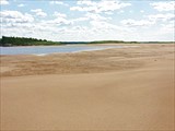 Песчаные намывы у с.Мутный материк