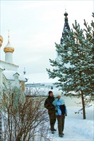 Саня, Олич и Гриша-деть в монастыре