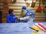 Встреча с Дедом Морозом, Лавровская фабрика деревянных игрушек.