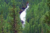Фото 14. Вид со стоянки на водопад Тегеек.
