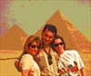 на фото: Ноябрь 1999 года, Египет.Андрей Родионов с семьей накануне ухода