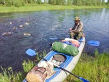 Рыбалка на перекате у Путыръеган
