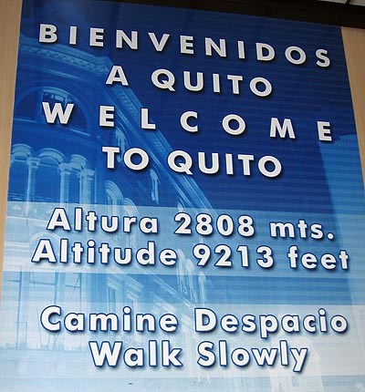 Добро пожаловать в Кито!