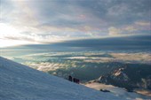 Восхождение. Вид на Кавказ с высоты 5000 метров