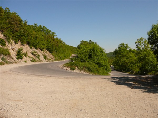 Серпантин - спуск к Абрау (перевал Абрау-Дюрсо)