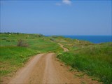 Дорога вдоль Азовского моря