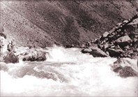 Прохождение водопада на Чаткале в 1982 году. Автор: евгений юров