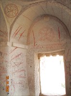 Роспись монастыря времен борьбы с иконописью